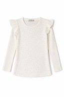 Bluzeczka z cekinami dla dziewczynki prążek 122cm 7-8lat