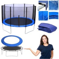 TRAMPOLINA OGRODOWA DLA DZIECI 6FT 183CM SIATKA ZEWNĘTRZNA DRABINKA R-SPORT