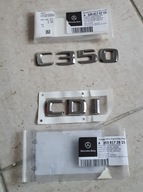 MERCEDES W203 W204 W208 W209 Emblemat klapy tyl C350 CDI MERCEDES C-KL CLK