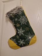 Ozdoba świąteczna but na kominek rękodzieło