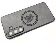 Luksusowe etui do Samsung Galaxy S25 FE magnetyczne z syntetycznej skóry