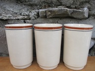 Stary DUŻY Kubek Stołówkowo/Barowy_Fajans WŁOCŁAWEK - lata 60_ PRL