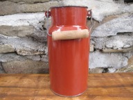 Stara Emaliowana Kanka na Mleko_3 L_OLKUSZ PRL