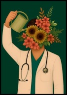 A2 PLAKAT Z HUMOREM DLA LEKARZA STUDENTA MEDYCYNY MEDYCYNA LEKARZ KITEL