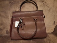 Torebka duża bordowa damska HOUSE