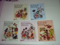 KUCHNIE ŚWIATA - zestaw 5 książek z serii