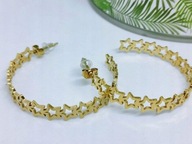 26446 Kolczyki Koła Gwiazdki;Stal 316L