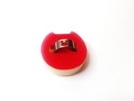 Obrączka Srebrna Lekka Znak Kobieta Mężczyzna 13 6 Stal Chirurgiczna