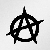 Anarchia Punk Anarchizm Symbol Naklejka Wycinana Ploterowo rozm. S