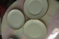 ZESTAW 3 ŁADNE TALERZYKI DESEROWE