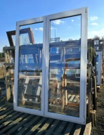 OKNO/DRZWI Balkonowe Dwuskrzydłowe Plastikowe PCV 180x232cm Białe