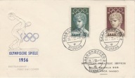 Olimpiada Rzym 1956 - FDC Protektorat Saary