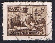 1950 Polska fi 513 - Wydanie na odbudowę Warszawy