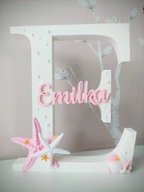 Literka 3D z imieniem - personalizowana SUPER PREZENT