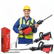 MŁOT WYBURZENIOWY 3200W 60J CHŁODZONY OLEJEM +DŁUTA MOCNY ZESTAW HAMMER PRO