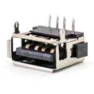 Gniazdo USB 2.0 4 Pin typ A 90 do druku ładowarki s1