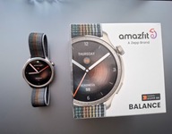 Smartwatch Amazfit Balance szary PRAWIE NOWY, 2 LATA GWARANCJI