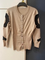 KAREN MILLEN markowy sweter z wełną r. XS