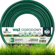 WĄŻ OGRODOWY 1/2" 50M ZBROJONY 3-WARSTWOWY Z SYSTEMEM ANTITWIST OCHRONA UV