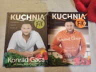 WOŚP - Dwie książki - KUCHNIA FIT 1 i 2 - KONRAD GACA