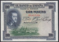 Hiszpania 100 Peseta 1925