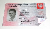 Stary zdeaktualizowany polski Dowód Osobisty .