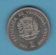 Wenezuela 1 boliwar, 1989