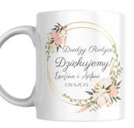 Kubek Prezent Podziękowania Dla Rodziców Ślub Od Pary Młodej