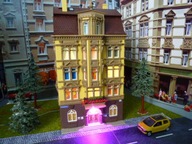 Kamienica Stylizowana z Kwiaciarnią i Oświetleniem LED w skali H0