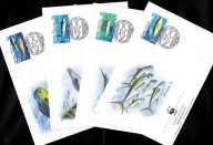 Nauru / 4 Koperty FDC / 454-457 ( WWF - Fauna - Ryby ) 1997 r.