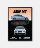 Plakat BMW M3 E90