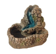 Wodospad strumień ruchoma figurka z pompą na wodę do szopki makiety