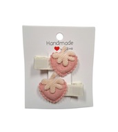 Mini spineczki do włosów truskawki 2 szt.