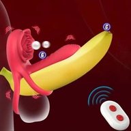 PIERŚCIEŃ NA PENISA EREKCYJNY WIBRATOR RING Z WIBRATOREM NAKŁADKA DLA PAR