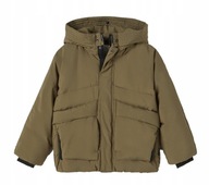 ZARA, kurtka ocieplana, khaki, rozm. 164