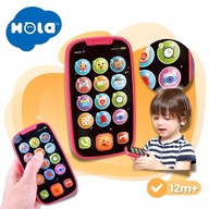 SMARTFON EDUKACYJNY DLA DZIECI PL ENG INTERAKTYWNY 12M+ NOWY RÓŻOWY HIT CE!