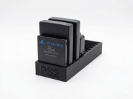 Organizer podstawka na karty pamięci i adaptery PS2 – Duży holder