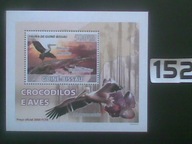 Ptaki i krokodyle , Guine-Bissau MNH