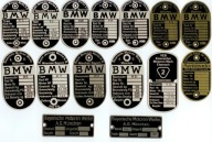 Tabliczka znamionowa BMW R71 R75 R35 R4 R12 R51 EMW AWO