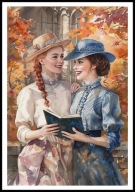 A2 OBRAZ PLAKAT ANIA Z ZIELONEGO WZGÓRZA, ANIA SHIRLEY I DIANA BARRY