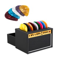 ORGANIZER SCHOWEK Z SZUFLADA NA KOSTKI GITAROWE WZMACNIACZ STOJAK UCHWYT