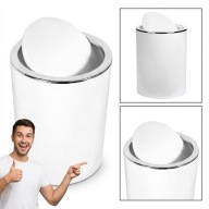 KOSZ NA ŚMIECI 5L BIAŁY PLASTIKOWY DO KUCHNI ŁAZIENKI SEPIO NICO NOWY