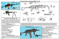 Plakat-Plansza BERYL wz.96 kal.5,56mm Nabój Zbijak Magazynek Ładownica Lufa