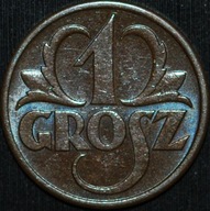 1 grosz 1939 - około menniczy egzemplarz