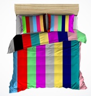 pościel z polaru 220x240 +2x50x60 zamek P 99 paski