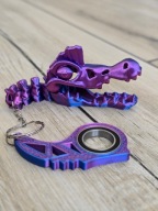 Breloczek 2w1 Keyspinner + Spinozaur - Druk3d KeyRambit mixGadzet