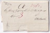 Czarnków do Trzcianka 1845 r. list pismo o sprawie majątkowej