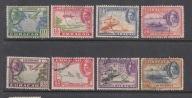 kol. holenderskie CURACAO Mi 183-192 SAMOLOTY bez Mi 185,189 z 1942