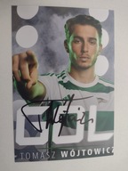 Zdjęcie 10x15 autograf Lechia Gdańsk sezon 2024/25 Gol Tomasz Wójtowicz