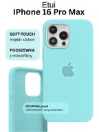 Etui do Apple iPhone 16 Pro Max Silicone Turkusowy Z LOGO